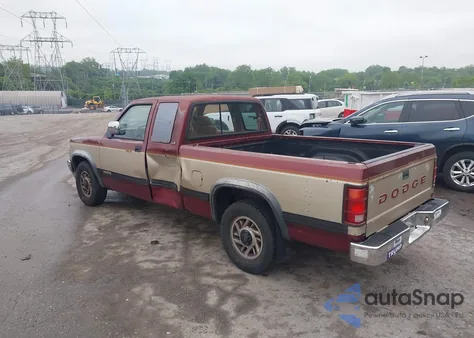 1993 Dodge Dakota из США, поврежденный, VIN 1B7FL23X9PS212576